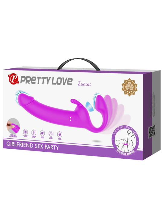 Zanini Vibrador sin Arnés Silicona