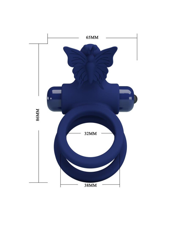 Anillo Doble para el Pene con Vibración