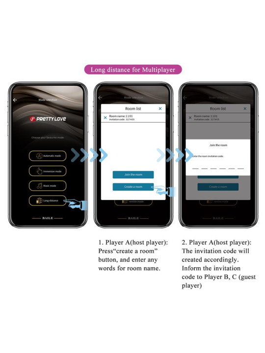Aari Juguete para Parejas con Vibración y Golpeteo y APP