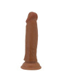 Quentin Dildo con Piel Deslizante-Retractil 18.4 cm