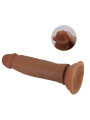 Quentin Dildo con Piel Deslizante-Retractil 18.4 cm