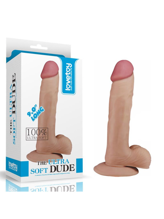 Dildo The Ultra Soft Dude 9 Natural
