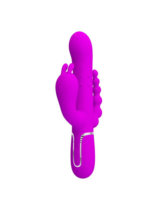 Cammy 4 in 1 Vibrador con Bolas Rotadoras y Cadena Anal