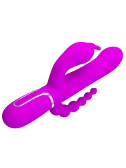 Cammy 4 in 1 Vibrador con Bolas Rotadoras y Cadena Anal
