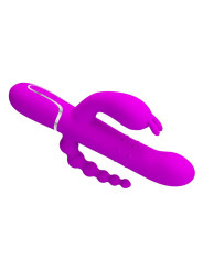 Cammy 4 in 1 Vibrador con Bolas Rotadoras y Cadena Anal