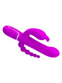 Cammy 4 in 1 Vibrador con Bolas Rotadoras y Cadena Anal