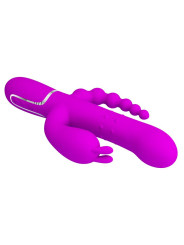 Cammy 4 in 1 Vibrador con Bolas Rotadoras y Cadena Anal