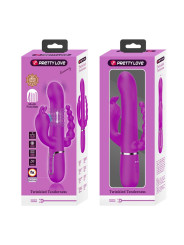 Cammy 4 in 1 Vibrador con Bolas Rotadoras y Cadena Anal