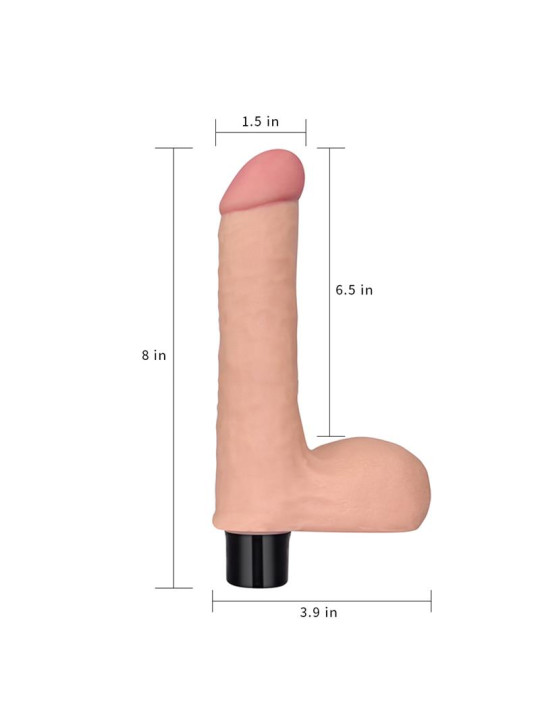 Vibrador Real Softee 8 Natural