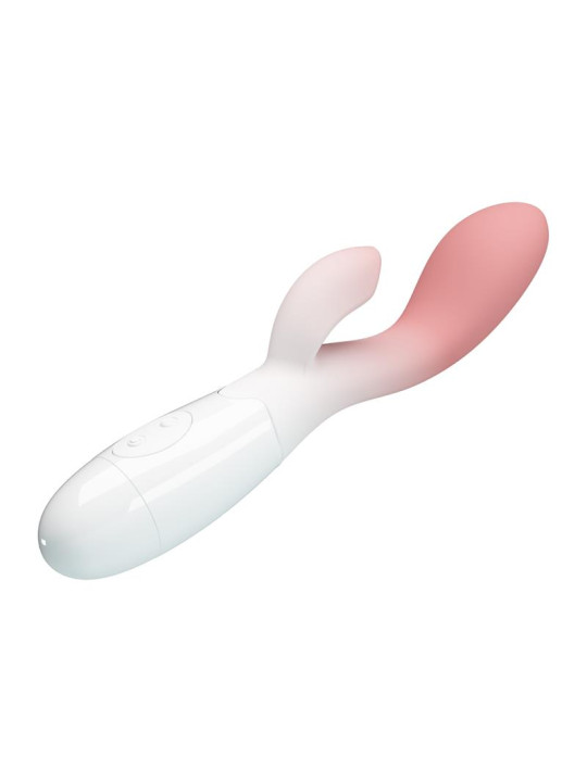 Brighty Vibrador Blanco y Rosa