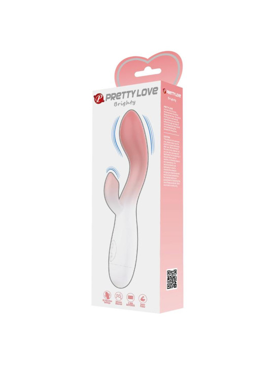 Brighty Vibrador Blanco y Rosa