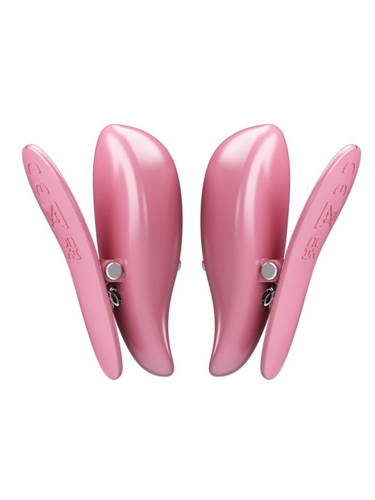 Cailey Pinzas para Pezones con Vibración y Control Remoto