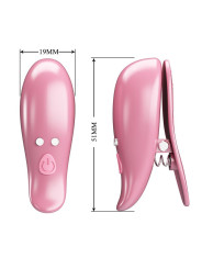 Cailey Pinzas para Pezones con Vibración y Control Remoto
