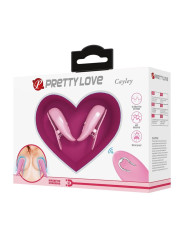 Cailey Pinzas para Pezones con Vibración y Control Remoto