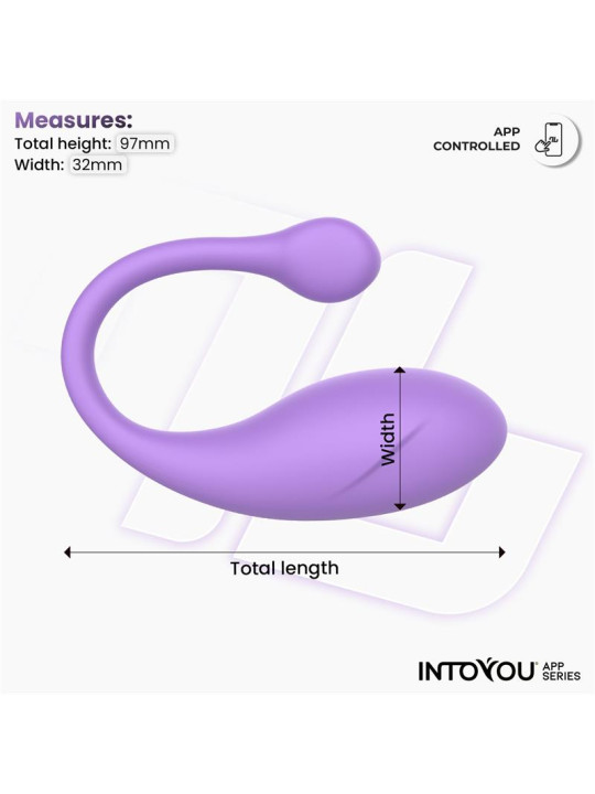 Bulby Huevo Vibrador con APP Lavanda