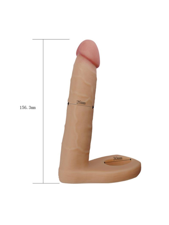 Dildo The Ultra Soft Double 6.25 Natural