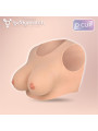 Bowie Pechos de Silicona Copa D Silicona Líquida