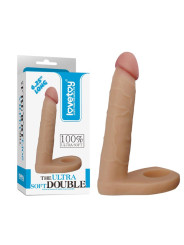 Dildo The Ultra Soft Double 6.25 Natural