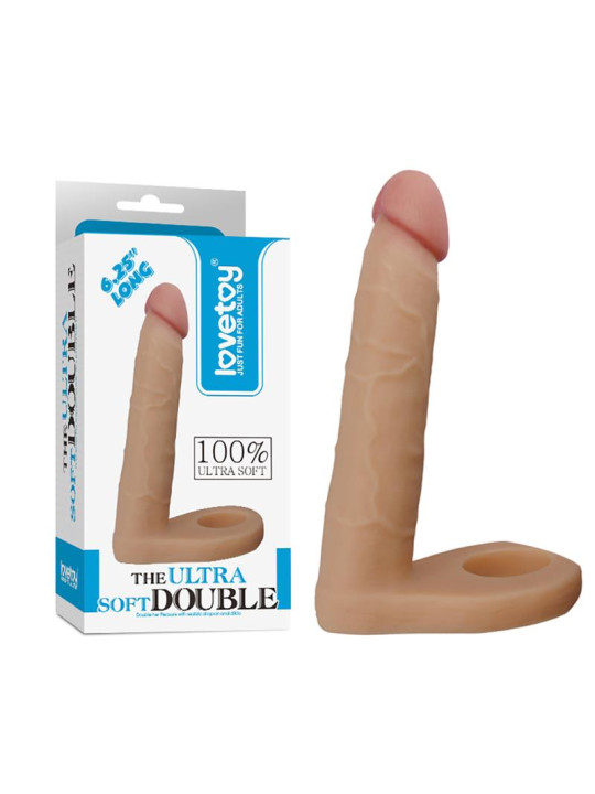 Dildo The Ultra Soft Double 6.25 Natural