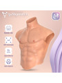Boomax Traje Torso Masculino Híperrealista Sillicona Líquida Talla M