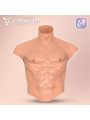 Boomax Traje Torso Masculino Híperrealista Sillicona Líquida Talla M