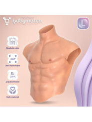 Boomax Traje Torso Masculino Hiperrealista Silicona Líquida Talla L