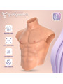 Boomax Traje Torso Masculino Hiperrealista Silicona Líquida Talla L