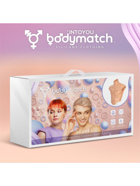 Boomax Traje Torso Masculino Hiperrealista Silicona Líquida Talla L