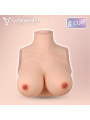 Booskin Pechos de Silicona Copa D Silicona Líquida