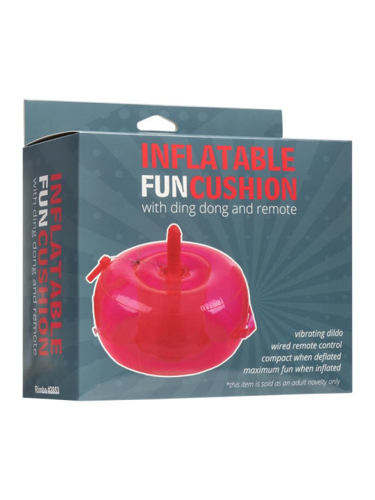 Cojín Hinchable con Dildo, Vibración y Control Remoto Ding Dong