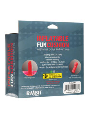 Cojín Hinchable con Dildo, Vibración y Control Remoto Ding Dong
