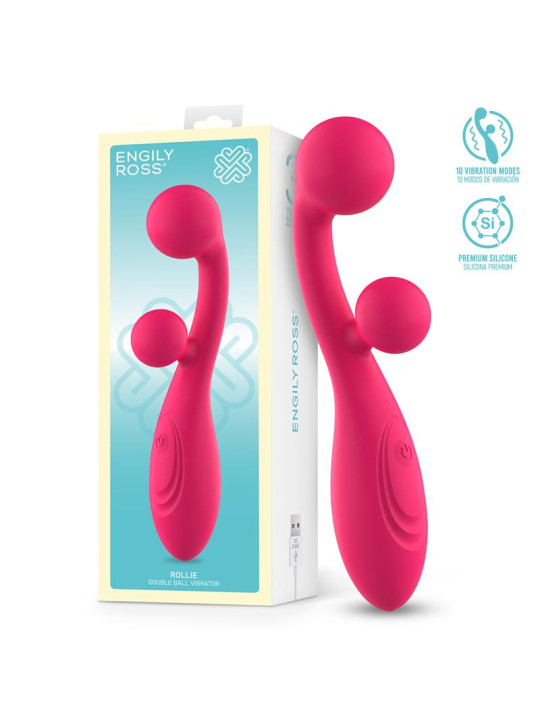 Rollie Vibrador con Doble Bola Estimuladora