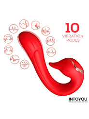 Swana Vibrador con Lengua y Ángulo Ajustable