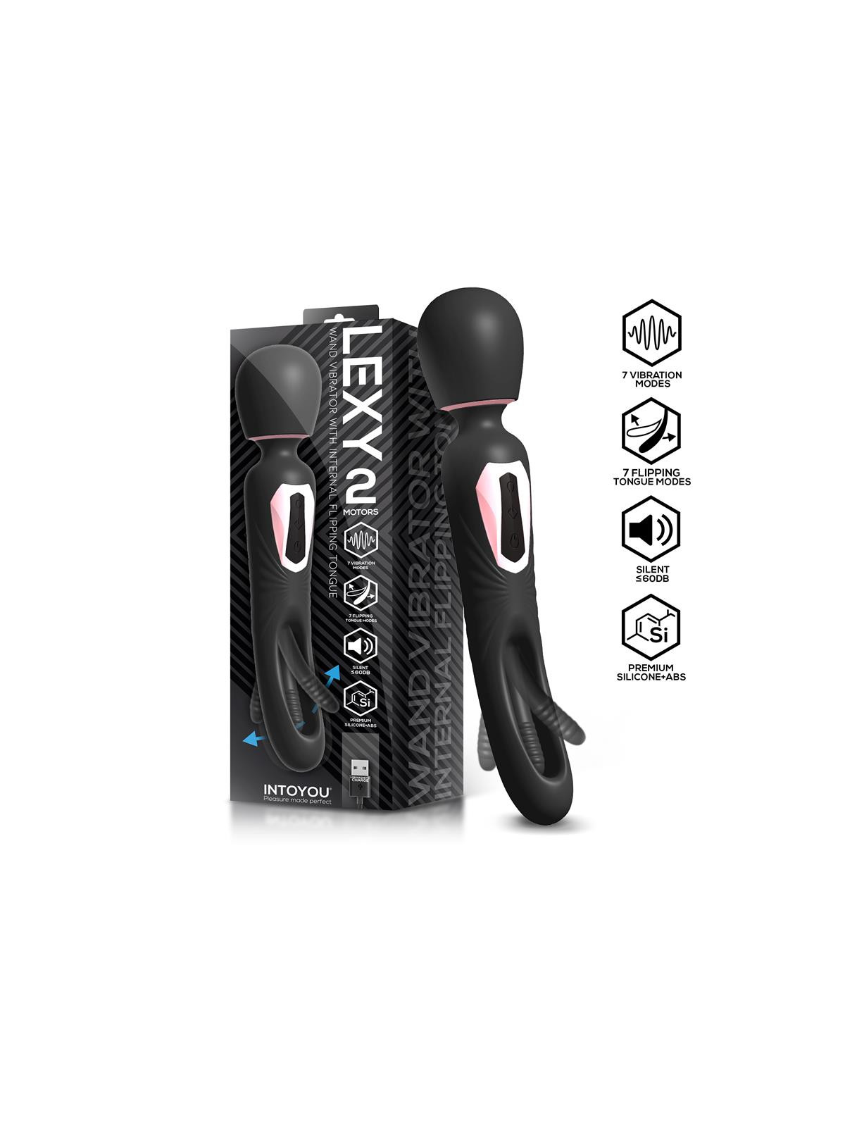 Lexy Masajeador con Lengua Interna y Flipping