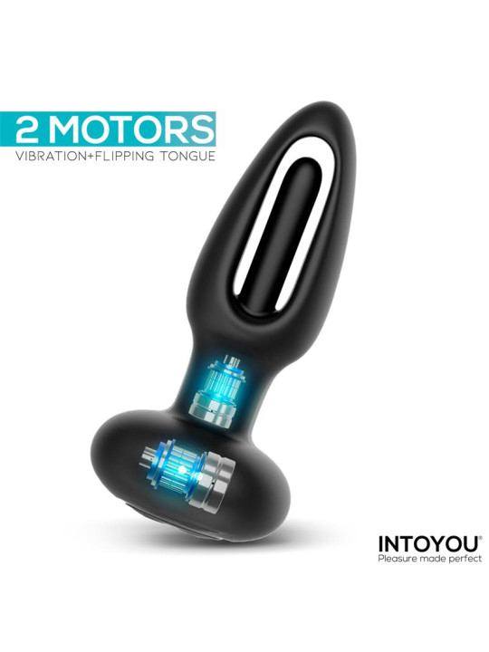 Sasha Plug con Vibración y Lengua Flipping yControl Remoto