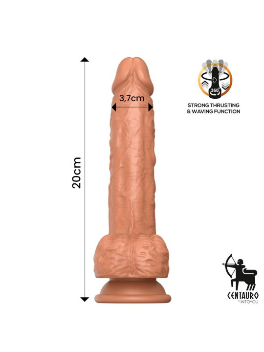 Octavius Dildo con Vibración, Thrusting y Waving 360º 7.8 - 20 cm