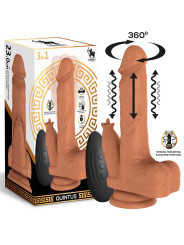 Quintus Dildo con Vibración, Thrusting y Waving 360º 9 - 23 cm