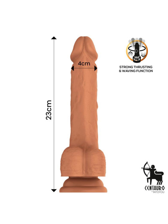 Quintus Dildo con Vibración, Thrusting y Waving 360º 9 - 23 cm