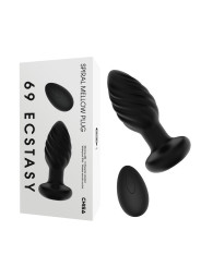 Spiral Mellow Plug Anal con Vibración y Control Remoto