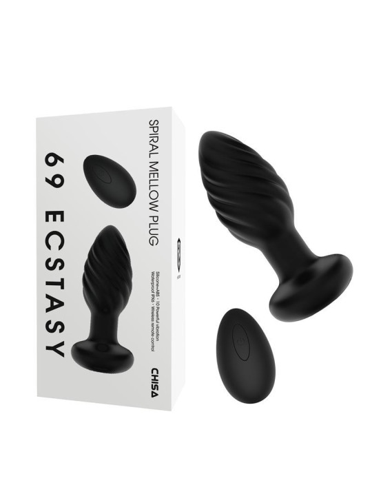 Spiral Mellow Plug Anal con Vibración y Control Remoto