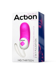 No. Thirteen Estimulador 2 in 1 con Vibración y Pulsación