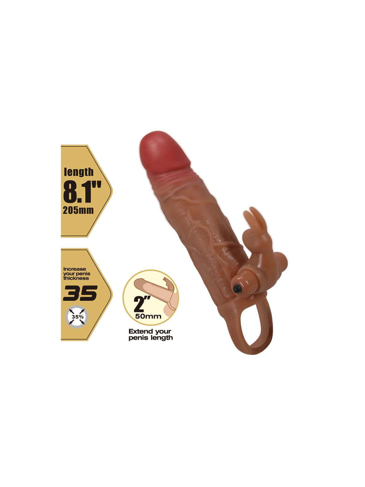 Osmar Funda para el Pene con Vibración