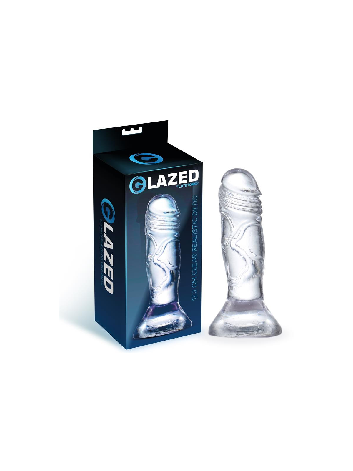 Dildo Realista Material Cristalino 12,3 cm