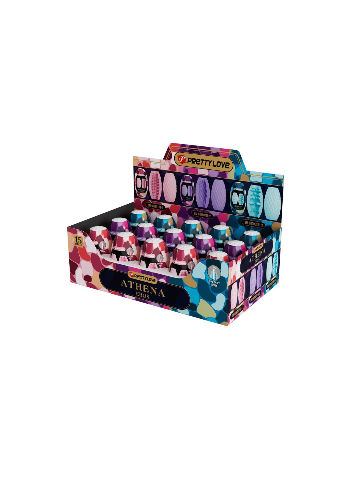 Eros Huevo Masturbador Display 15 uds Surtido