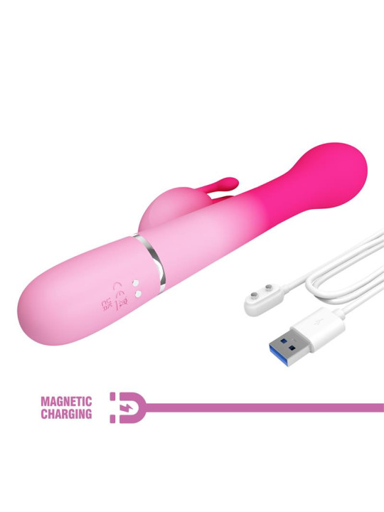 Dejon Vibrador con Thrusting y Bolas Rotatorias