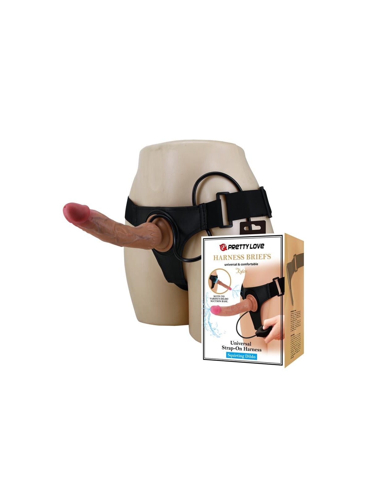 Kyton Arnés con Dildo Función Squirting