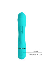 Scocco Vibrador con Rabbit Turquesa