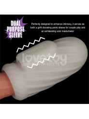 Knights Ring Funda para el Pene y Estimulador Spiral