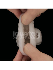 Knights Ring Funda para el Pene y Estimulador Spiral