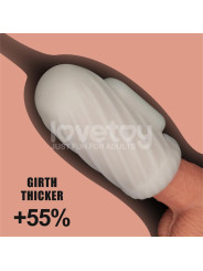 Knights Ring Funda para el Pene y Estimulador Spiral